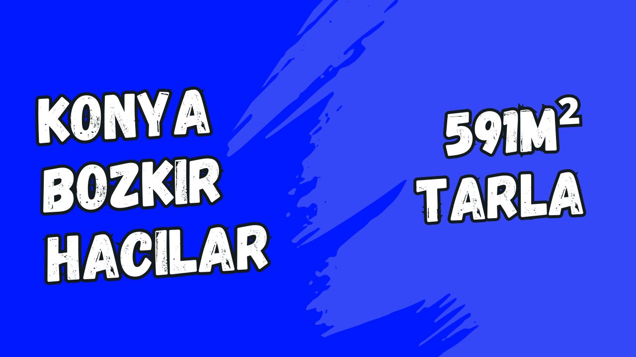 KONYA BOZKIR HACILAR KÖYÜNDE 591M² TARLAMIZ SATILIKTIR. - KONYA BOZKIR fotoğraf 13
